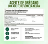 Aceite de orégano con semillas negras