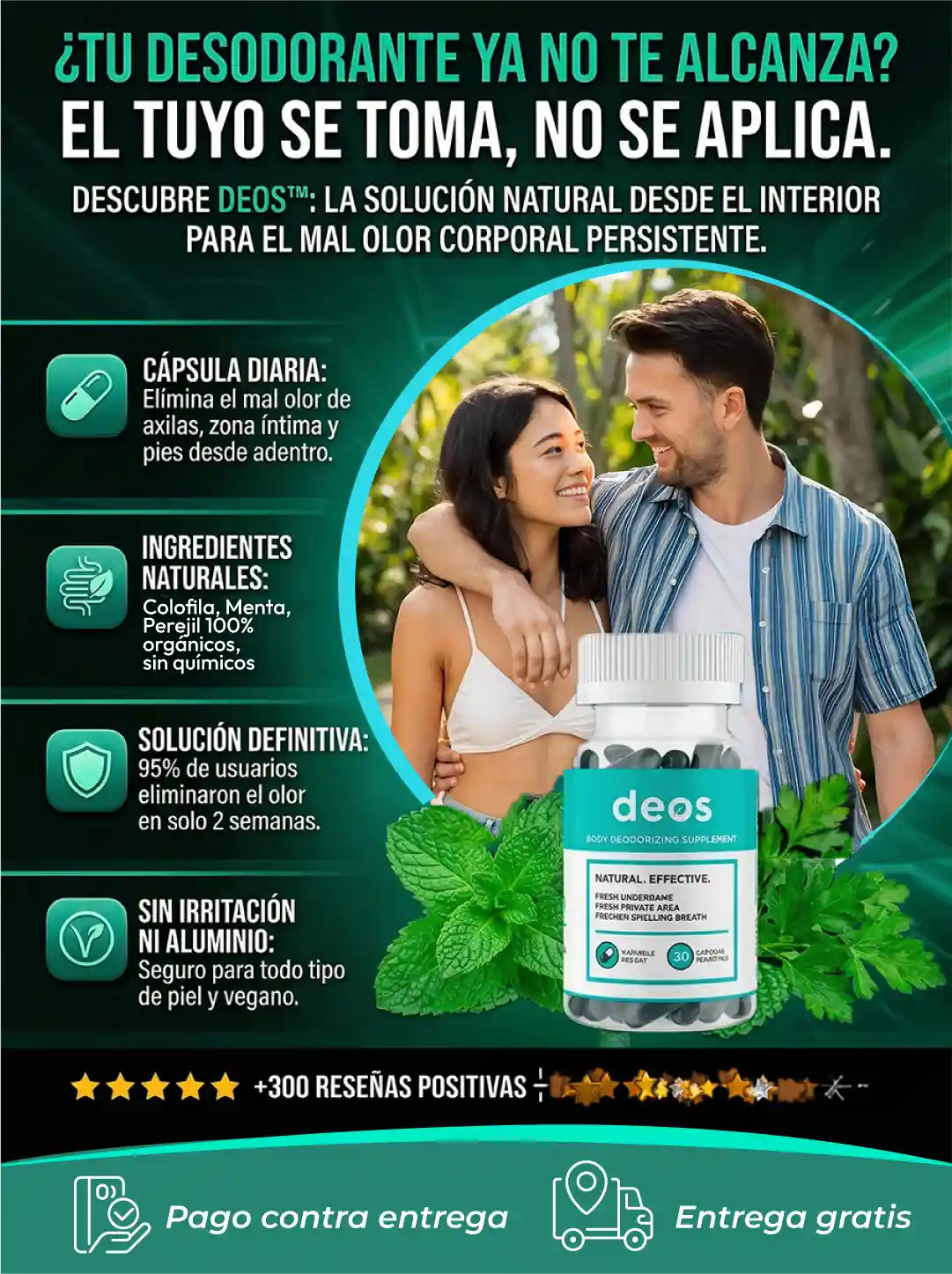 DEOS Suplemento Desodorante