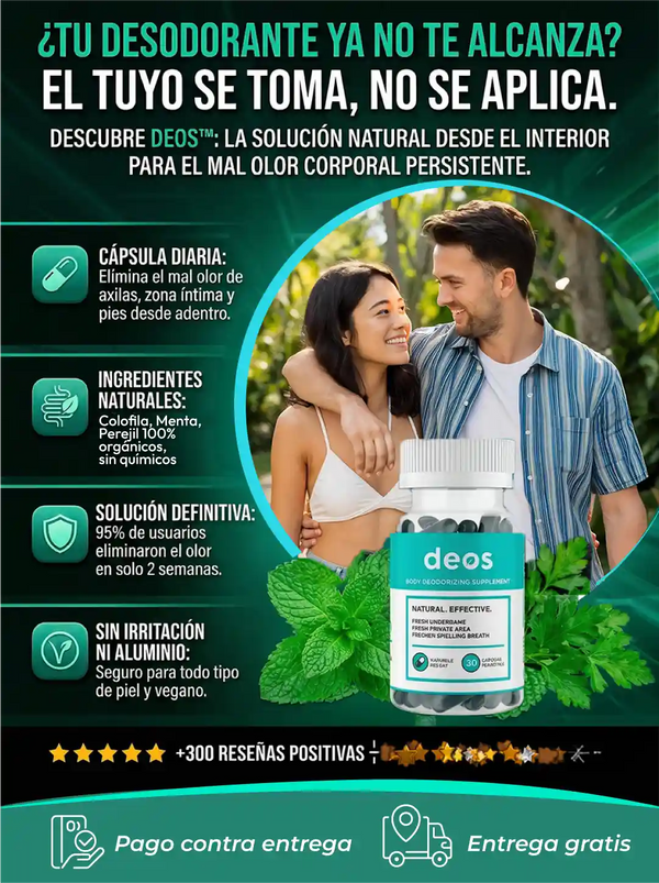 DEOS Suplemento Desodorante
