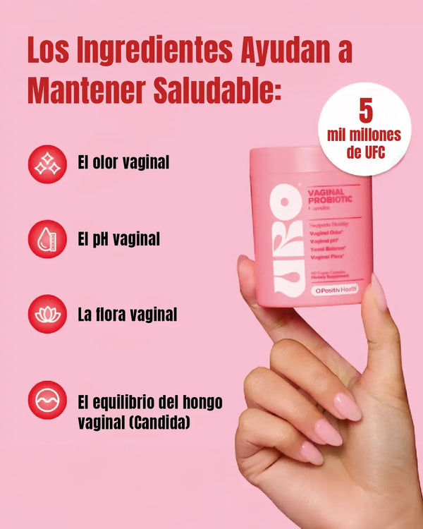 Probióticos Vaginales para Mujeres: Ingredientes que ayudan a mantener la salud íntima equilibrada y efectiva.