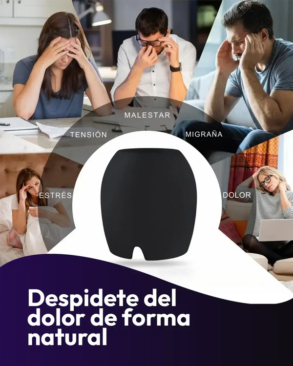gorro antimigraña terapia fría calor para aliviar tensión, malestar y dolor de manera natural