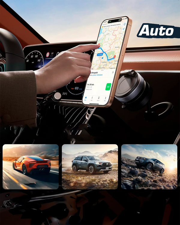 Soporte magnético para teléfonos celulares