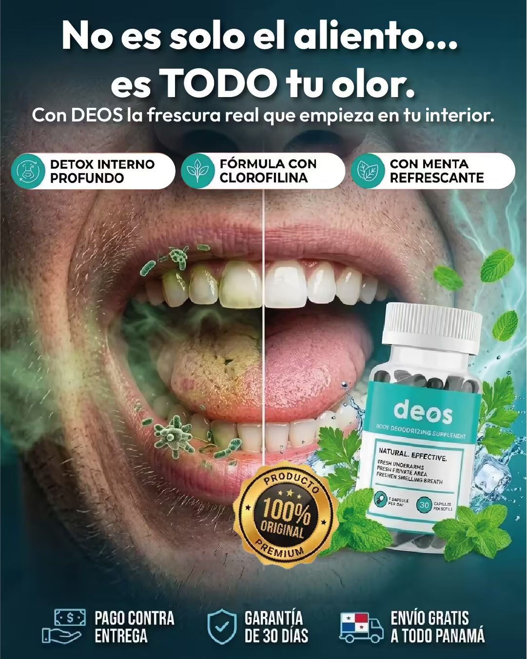 DEOS Suplemento Desodorante